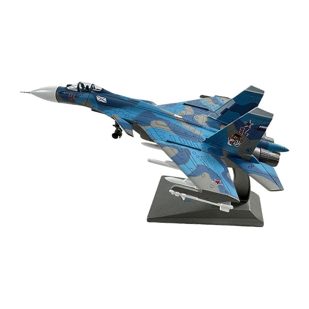 SU-33 Fighter 1/100 Diecast Alloy Aircraft Toy for Gift Boys Shelf Ornament
