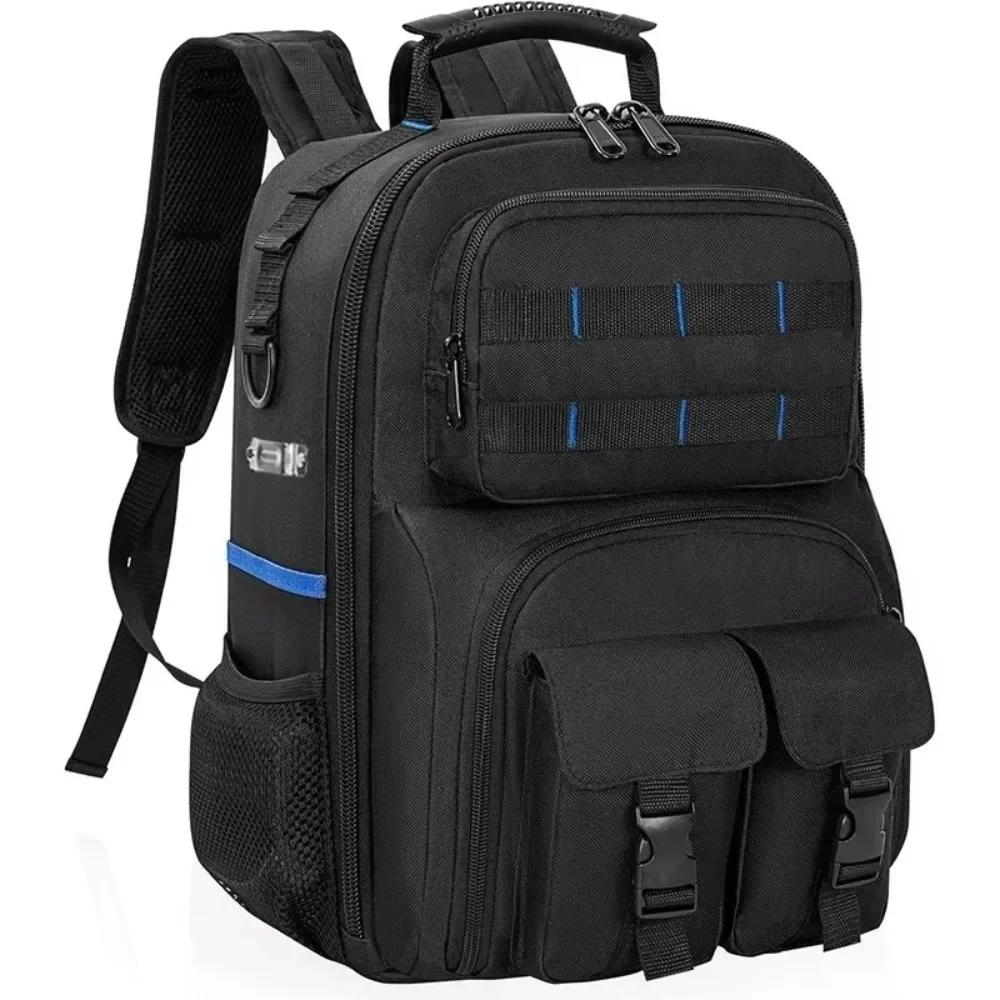 

High Quality Large Capacity Heavy Duty Tool Backpack Thickened Waterproof Electrician Tool Bag Wear-resistant Tool Organizer