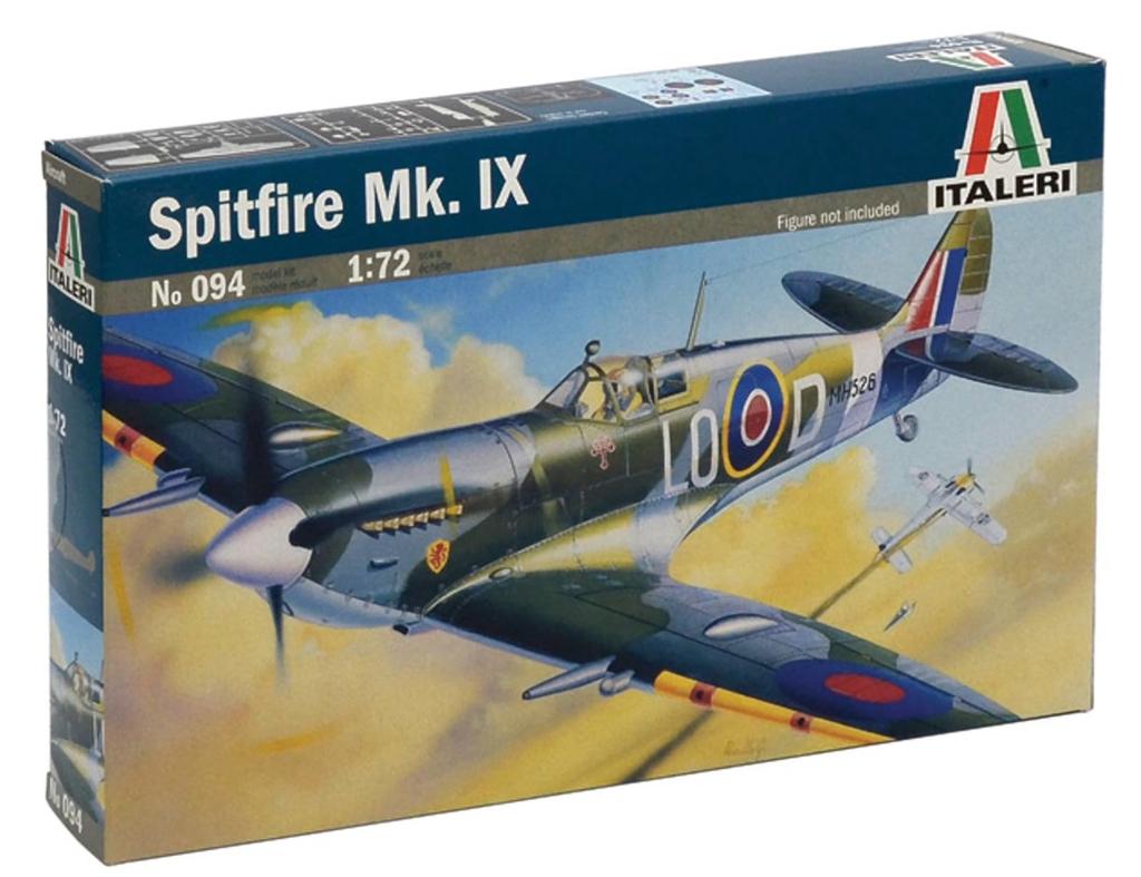 Platz Italeri 1/72 WWII British Fighter Spitfire Mk.IX Plastic Model Kit IT0094 (Airplane)