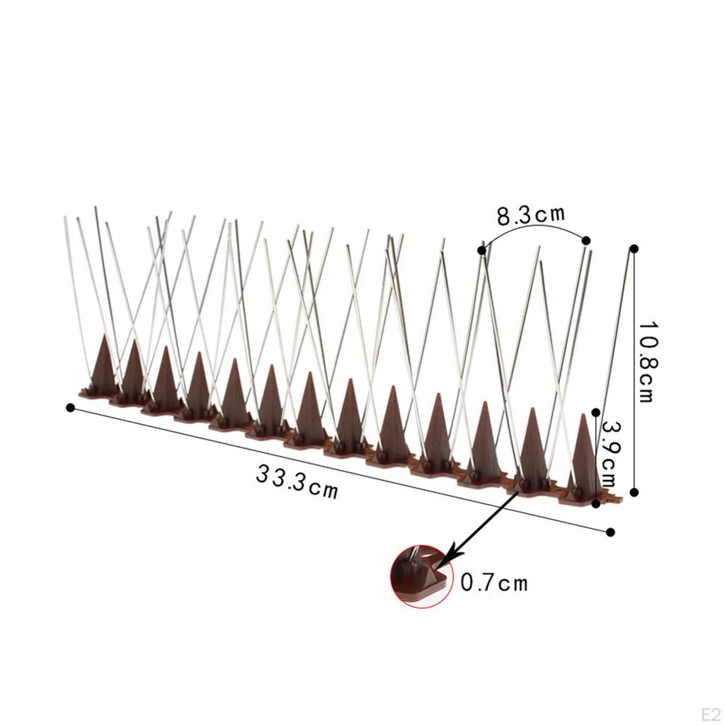 10ks Anti Bird Thorn šplhací odrážedlo na stěny Malé ptáky Kat