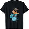 Funny Drums Player Retired Drummer Percussion Old Men Drums T-Shirt