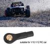 10Pcs RC Tie Rod Ball Head Light Weight Wear Resistant Plastic Accurate Size M3 Tie Rod End Ball Joint for 1/10 1/12
