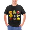 Nerviger Orange und Charaktere T-Shirt Unisex T-Shirt