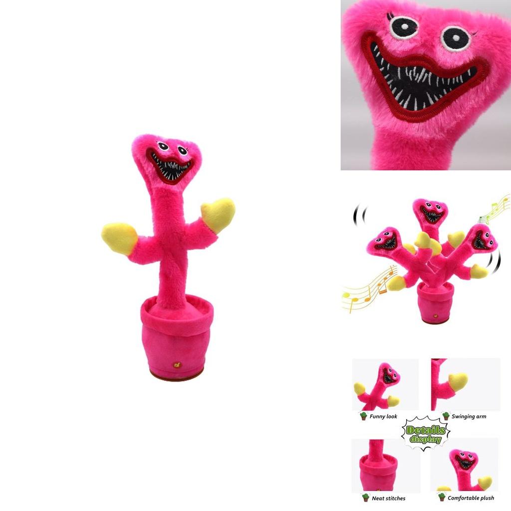 Poppy Playtime Huggy Wuggy Talking Cactus Plush Toy For Kids Interactive And Safe