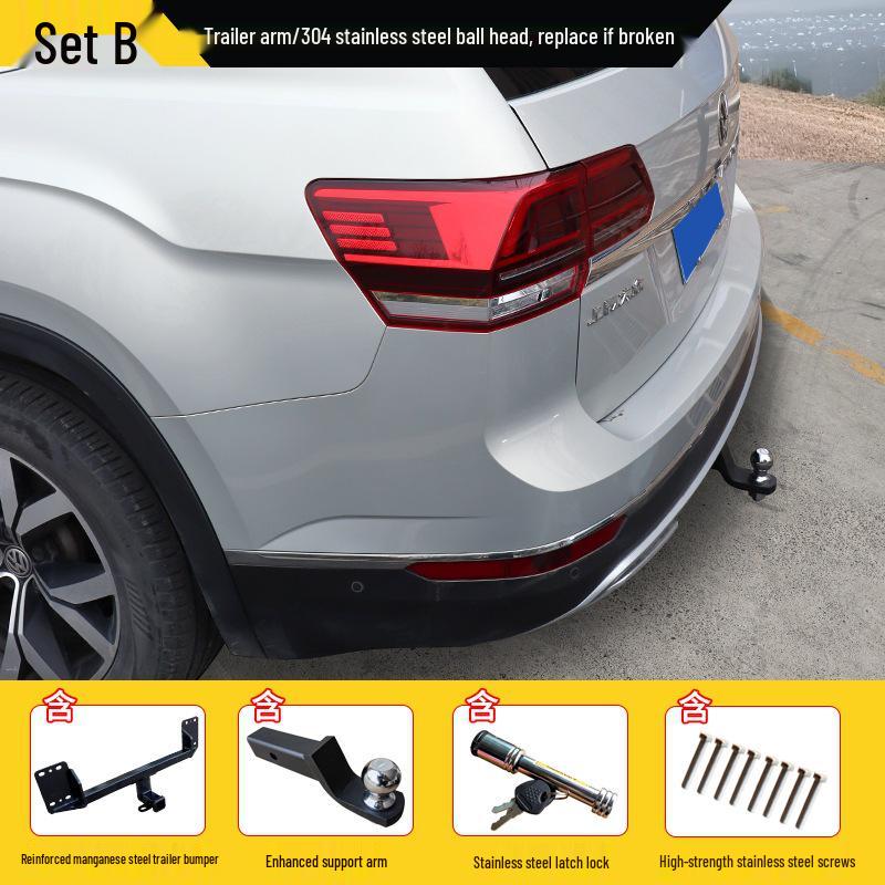 Reinforced Volkswagen Touareg, Touareg-L, Tiguan L Tow Hitch Upgrade Kit