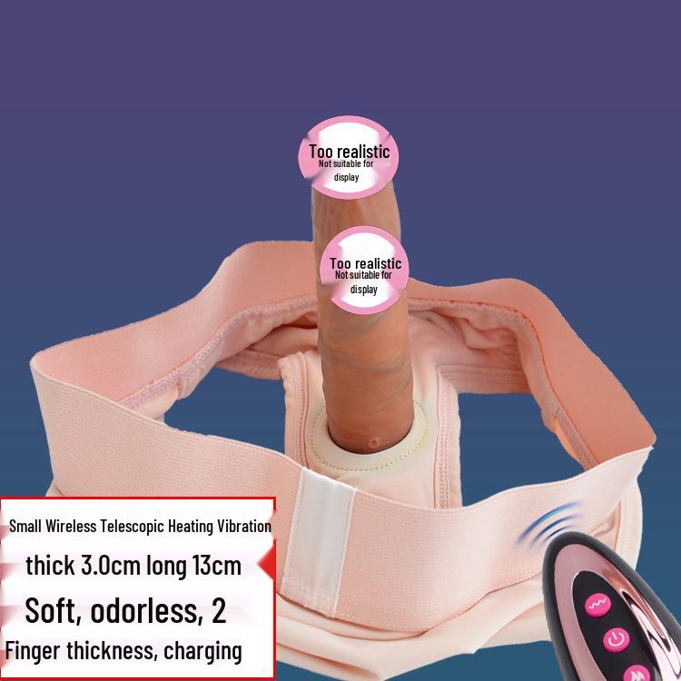 Moteriškos nešiojamos itin didelės vibratorinės kelnaitės-dildės, skirtos diskretiškam naudojimui lauke