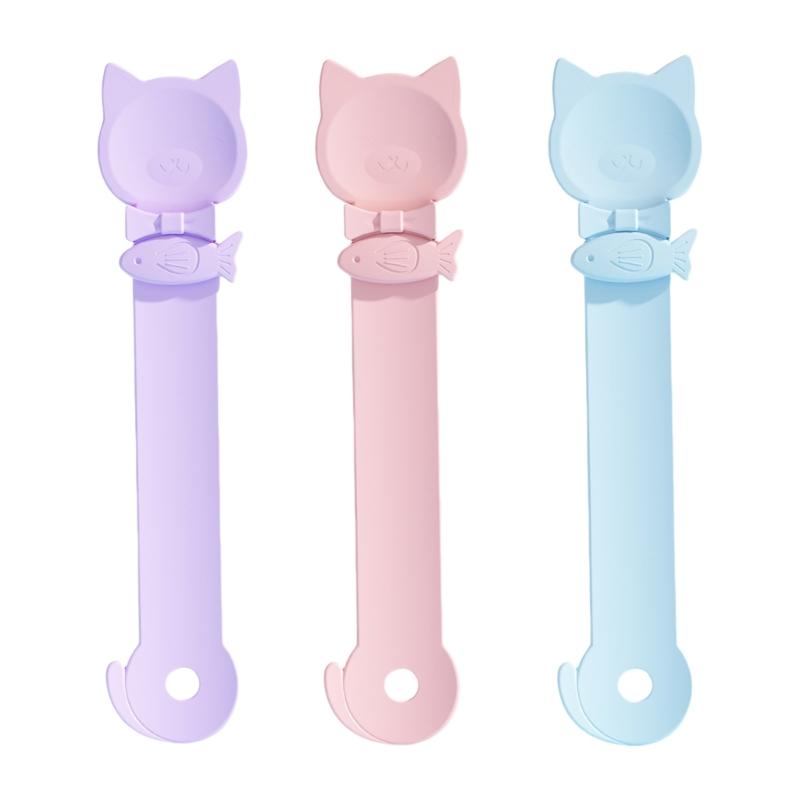 

3PCS Treat Food Squeezer Spoon for Snacks Cats Treat Stick Squeezer Food Dispenser 1