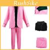 The King Elvis Presley Men's Wonderfully Detailed Costume Coat Cosplay Set
