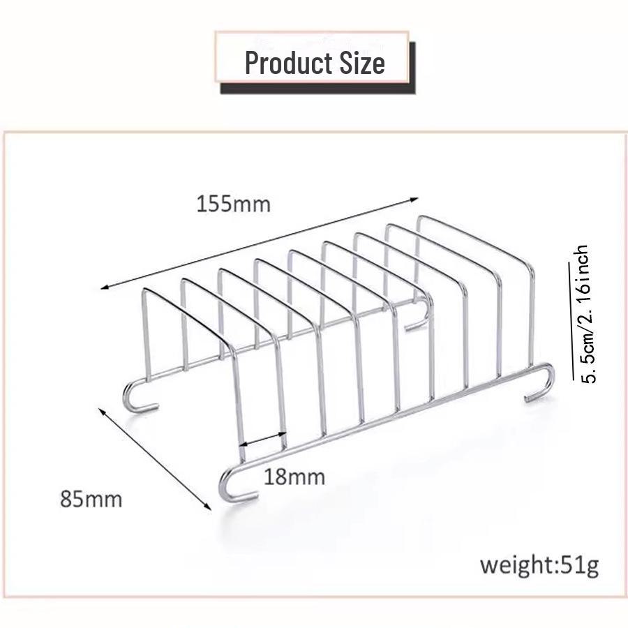 

Подставка для тостов из нержавеющей стали для выпечки во фритюрнице null