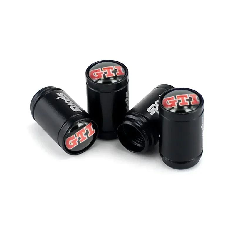 Para VW Novos 4PCS Tampas de Válvula de Ar para Pneu de Roda de Carro Cobertura de Haste Para Volkswagen Passat Santana Touareg Tiguan GTI Rline Bora Jetta Bee