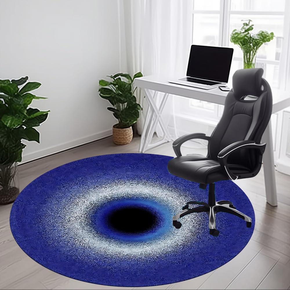 1pc Eye Iris Office Round Area Rug, Indoor Mat Suitable For Office, Under Office Chairs Bedroom Living Room Home Decor, Room Deco