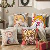 Miss Kobayashi’s Dragon Maid-B Anime Pillow Case Comfort Sofa Bed Silky Elegant Invisible Zipper Decorative Cushion Cover