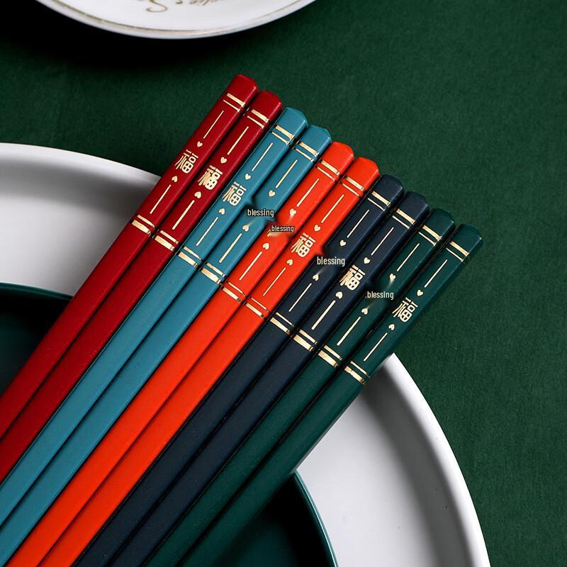 Zhishi Premium Anti-slip Alloy Chopsticks