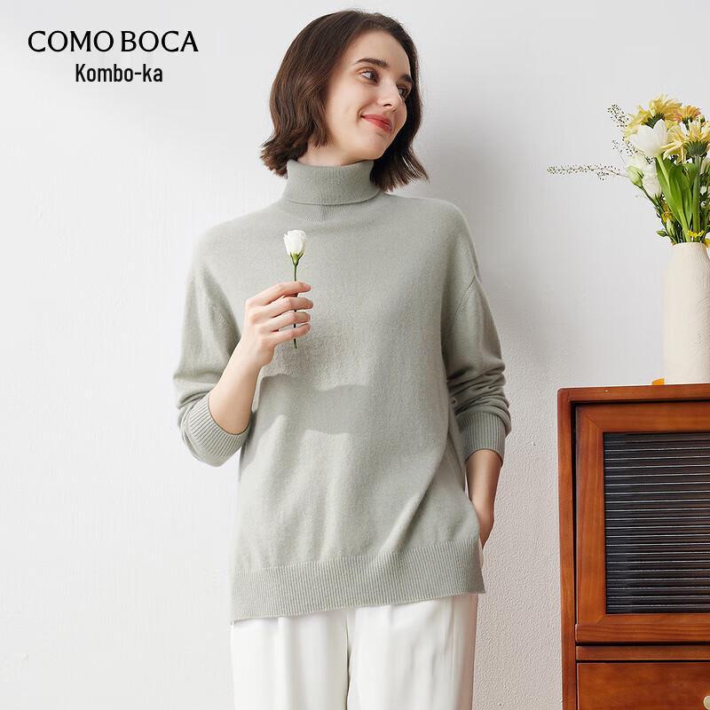 

Женский кашемировый свитер свободного кроя с лацканами M