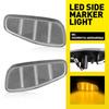 Front LED Lights Marker Side Clear Lens For 2015- Jeep Renegade 68256050AA
