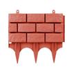 Thickened Simulated Stone Plastic Picket Fence for Balcony and Garden