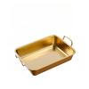 Deep Baking Sheet Stainless Steel Rectangular Baking Tray Fish Roasting Pan Food Serving Tray Baking Pan Kitchen Accessories