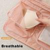 1pc Travel Portable Clothing Storage Bag Large Capacity 3 Pocket Breathable Mesh Bag for Underwear Organizer Bag Luggage Storing