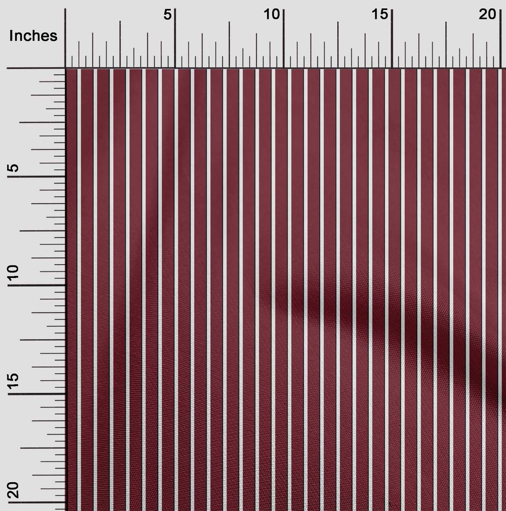 oneOone Cotton Flex Fabric Vertical Stripe Print Sewing Fabric BTY 40 Inch