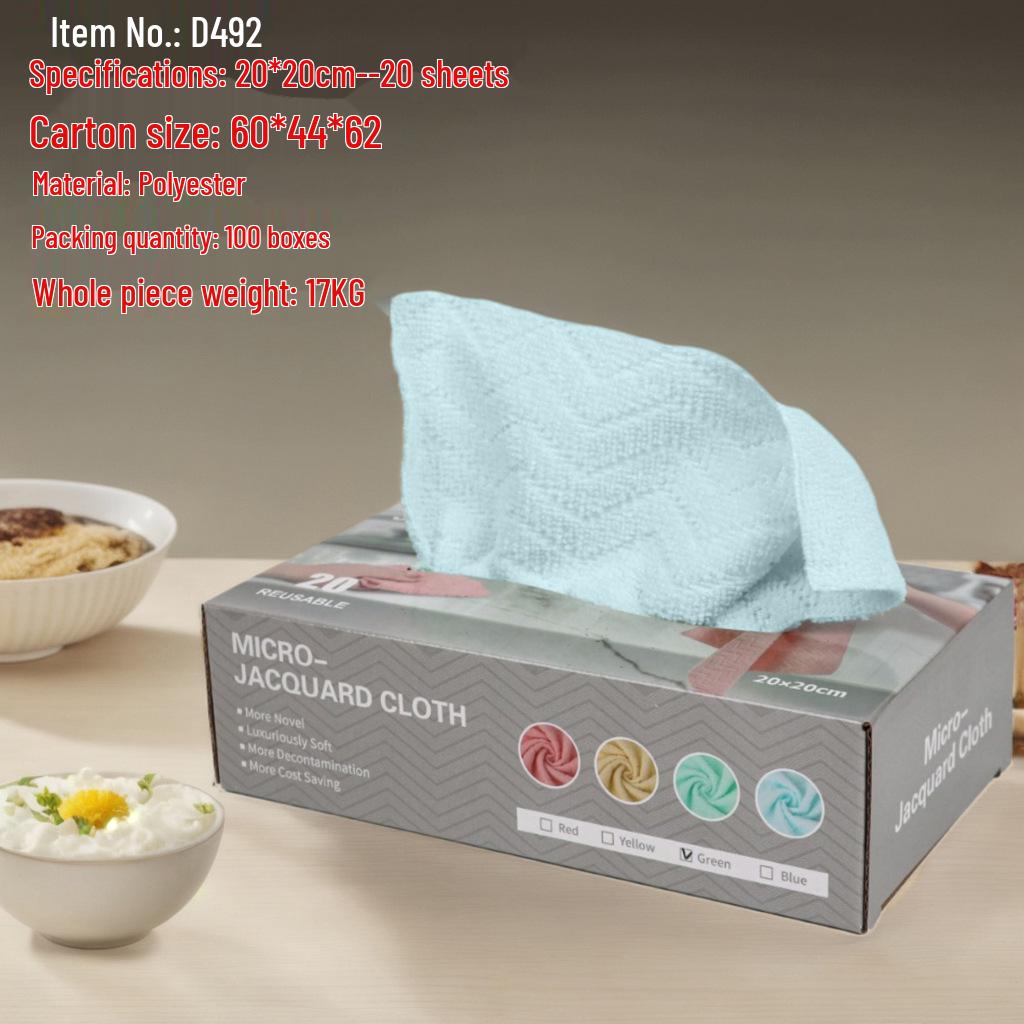 Thick Tearable Kitchen Towels - Absorbent & Easy-to-Clean Dishwashing Wipes