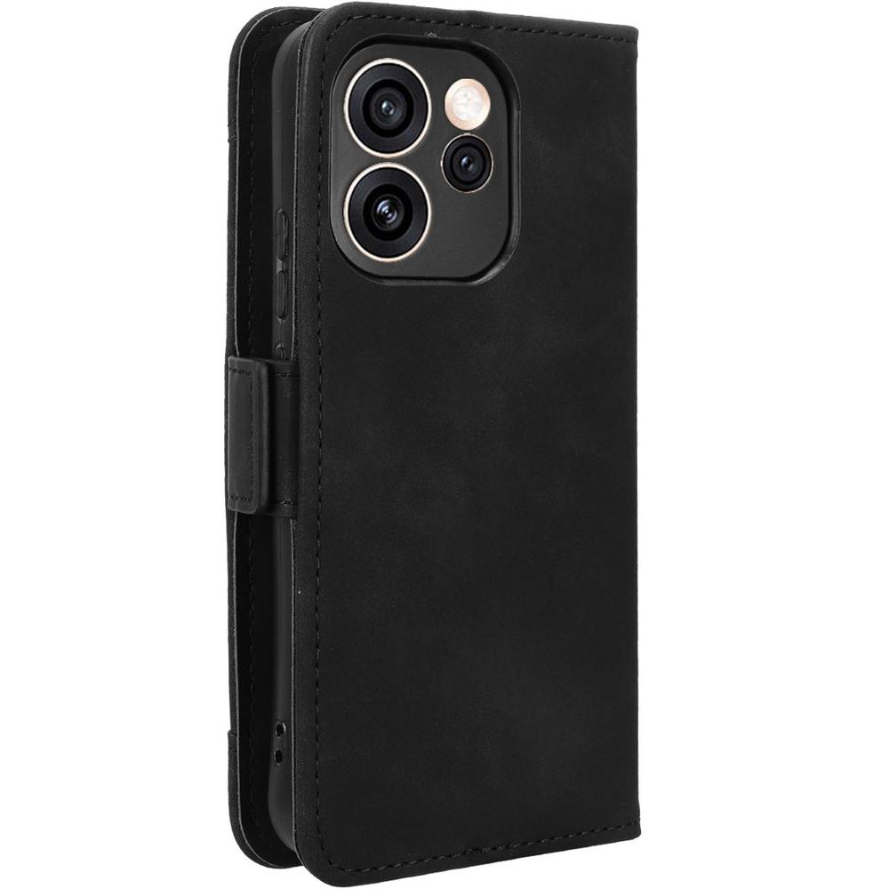 Flip Case for Oppo Reno 15 Pro, Card Slot, Black