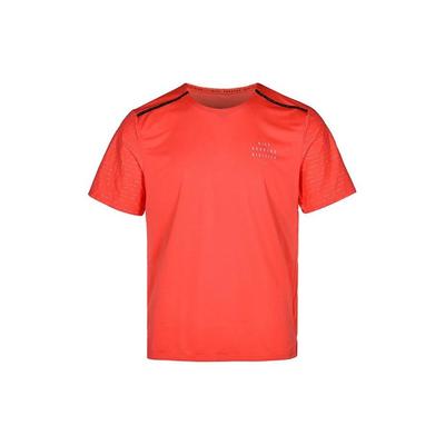 Dri-Fit Rise 365 Run Division Schnelltrocknendes Uni-T-Shirt mit Rundhalsausschnitt und kurzen Ärmeln für Herren Oberteile Orange DD4852-814