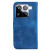For Xiaomi 15 Pro Stand Case 7-Shaped Pattern Imprint Leather Phone Cover