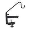 11 Inch Deck Railing Hook Heavy Duty Steel Deck Bird Feeder Hanger with 360 Degree Swivel Arm