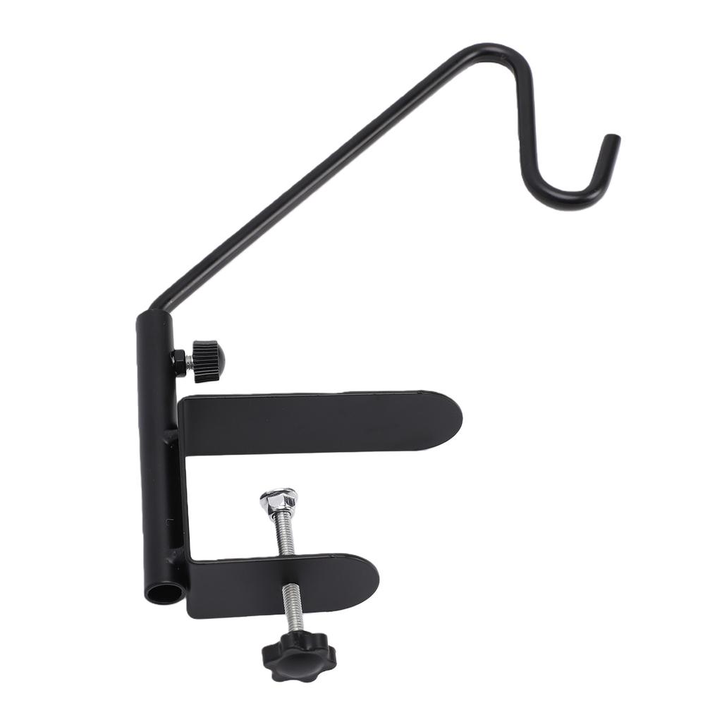 11 Inch Deck Railing Hook Heavy Duty Steel Deck Bird Feeder Hanger with 360 Degree Swivel Arm