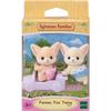 Doll - SYLVANIAN FAMILIES - The Fennec Twins - Model 5697 - Multicolored - Articulated