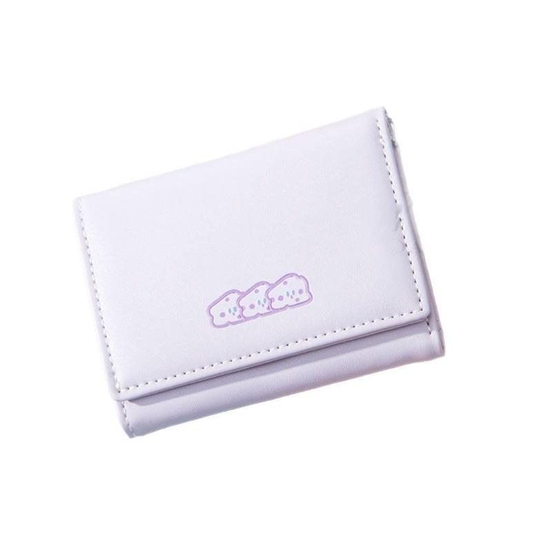 1pcs Cartoon Cheese Wallet Large Capacity PU Leather Coin Purse Card Holder Cute Cheese Pattern Multi-Function Wallet