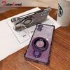 Glitter Plating Shockproof Case For Samsung Galaxy A51 A71 A21S A20 A30 A50 A70 A10S A20S 4G Magnetic Holder Bracelet Cover