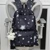 Schoolbag New Korean Version Ins Cartoon Star Backpack Women's Large Capacity Lightweight Student Schoolbag Leisure Travel Backpack