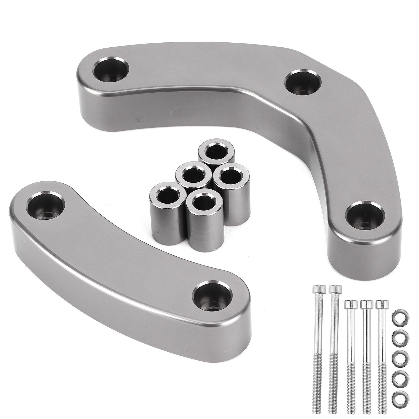 

2 шт. Захист бокової частини двигуна мотоцикла Комплект захисних накладок рами Fit for TRIUMPH STREET TWIN STREET CUP сірий колір