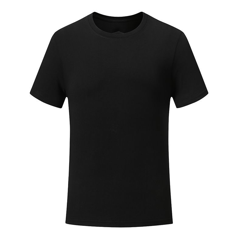 Men Women Plain T Shirts Cotton Comfortable Short Sleeves Crew Neck Top Tee