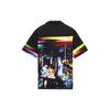 Li Ning Skateboard Series All Over Print Loose Short Sleeve T-Shirt Men Tops Black ASHS127