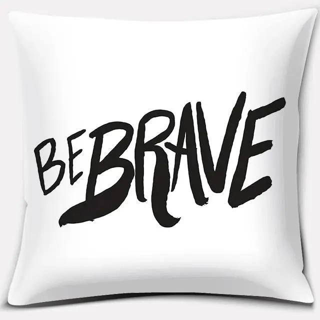 Black and White Style Decorative Pillowcase Car Ornaments Office Living Room Sofa Home Pillowcase
