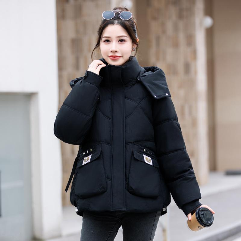 Winter thickened cotton-padded clothes women's short loose down cotton-padded clothes student cotton-padded jacket new