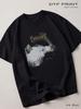 Schwarzes Draconian T-Shirt, Metal Back in