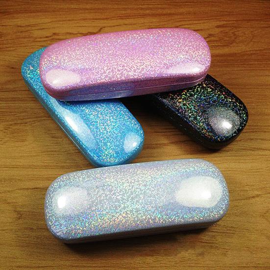 Eyeglasses Box Fashion Glitter Solid Color Eyeglasses Box Colorful Student Simple Eyeglasses Storage Case Eyeglasses Case Daily Supply