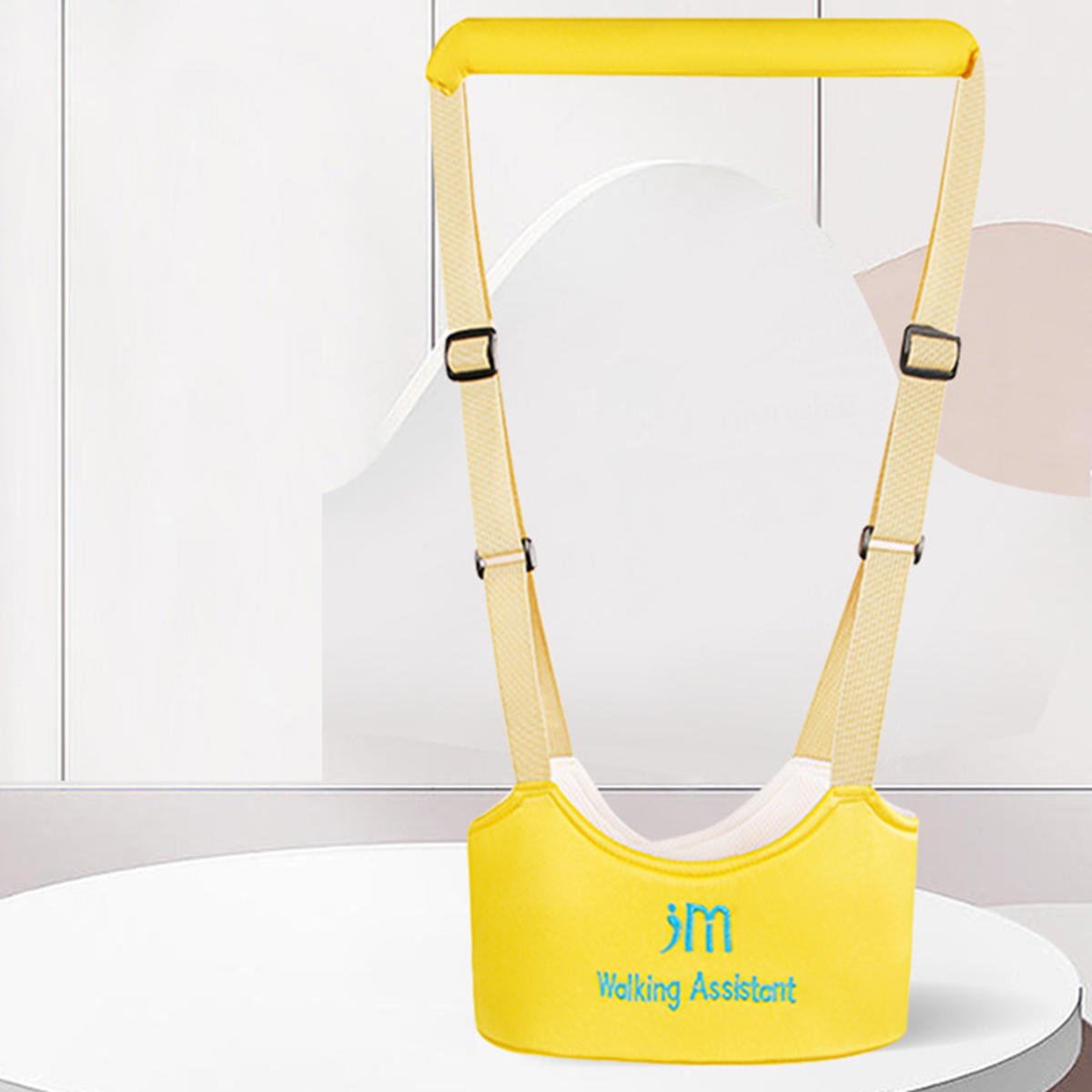

Baby Walking Harness Breathable Handheld Kids Toddler Helper Assistant Adjustable Infant Walker Help Baby Walk Stand Up Child Leg one size жёлтый