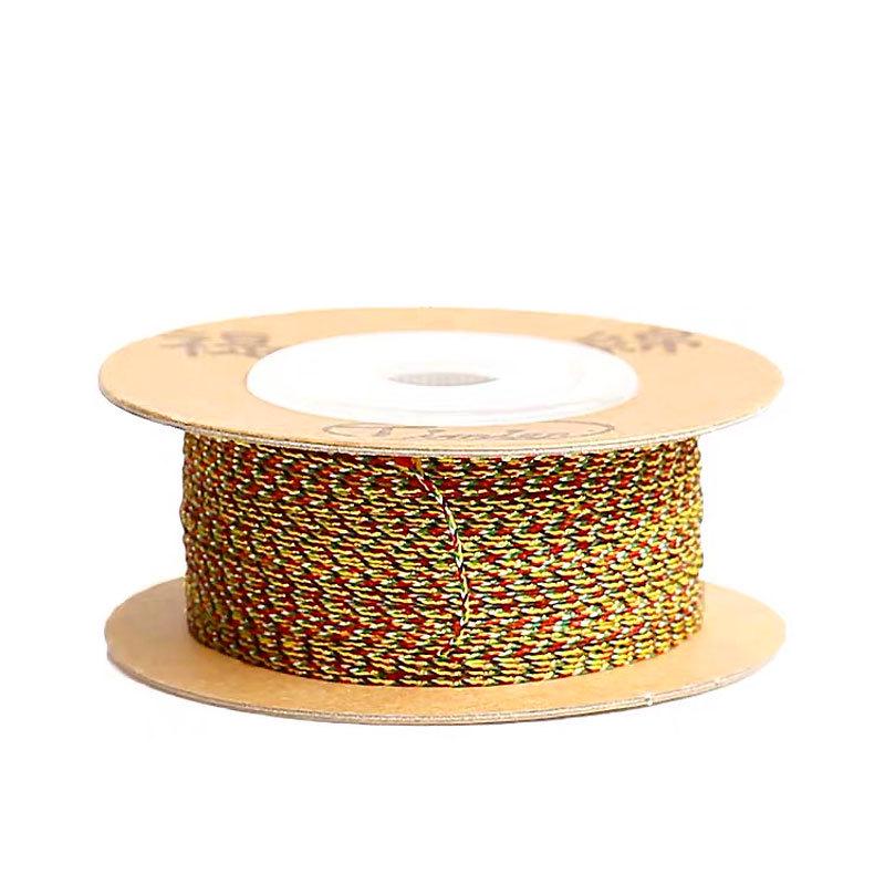 Five-Color Bracelet Weaving Rope: Vajra Jade Thread for Wenwan, Buddhist Beads, Star Moon Bodhi & Beading Strings