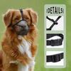 One pet bite-proof mesh mask, specially designed for small and medium-sized dogs, with an open breathable dog mouth cover