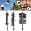 Chimney Brush Cleaning Brush 30/50/80 Mm Steel Wire Fireplace Flue Pipe Rust Deburring Dryer Vent Cleaner Brush Head Kit