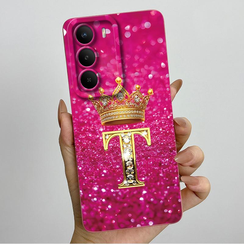 Phone Case For Realme C71 2025 Cover Luxury Crown Letters Soft Silicone Shell Shockproof Bumper for Oppo realme C71 C 71 4G Etui