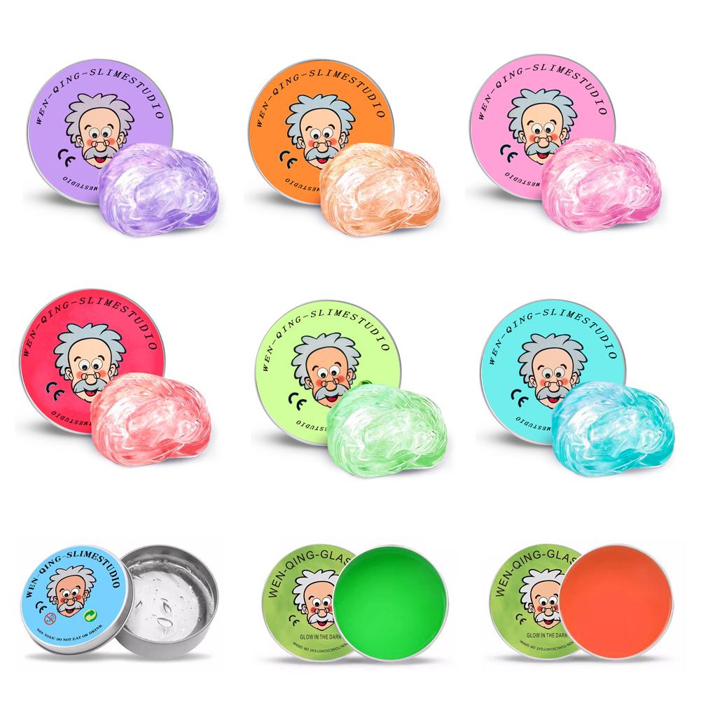Colorful Non-Newtonian Liquid Decompression Toys Children Transparent Elastic Modeling Compound Non Toxic Creative Crafts
