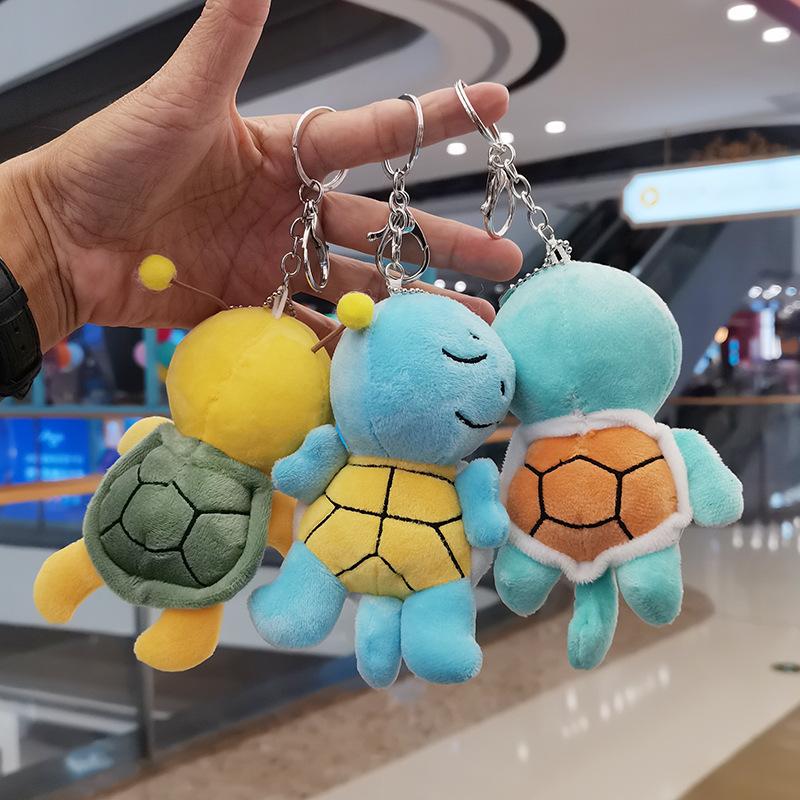 Cute Little Turtle Pendant Plush Toy Doll Jenig Turtle Bag Hanging Ornament Keychain Doll