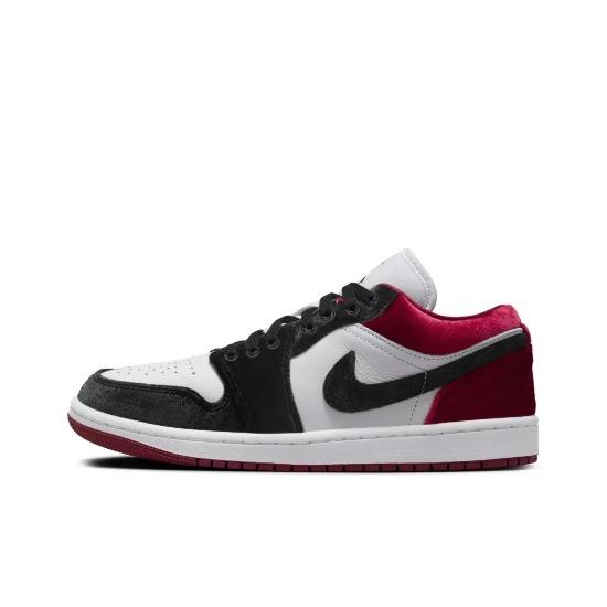 Jordan Air Jordan 1 LOW SE “Velvet/Black/Gym Red” FZ3242-001 Women's Sizes