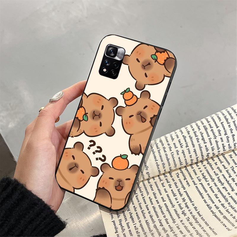 

Cute Capybara cartoon Carcasa Funda Phone Case For Xiaomi Redmi note 14 Pro 14 13 12 11 10 Pro 14S 12S 11S Redmi 14C 13C 10 Redmi Note 13 Pro 5G