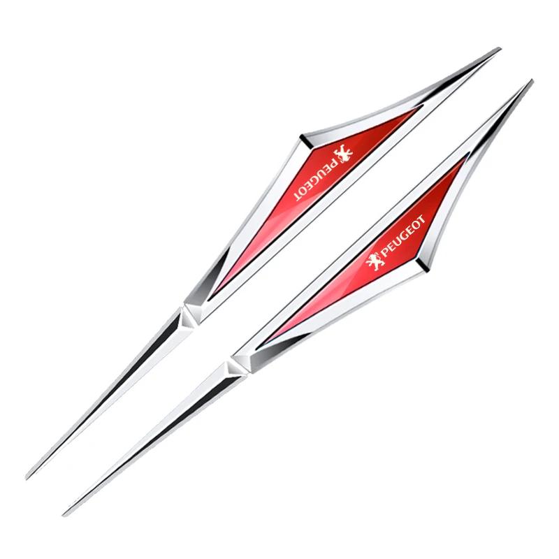 Samolepka na auto 2025 Horké písmeno emblému auta Blatník Čepel Obtisk Ochranné samolepky na karoserii Pro Peugeot 407 508 2008 5008 307 308 3008 20